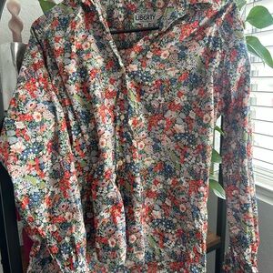 Liberty Multicolor Floral Cotton Shirt